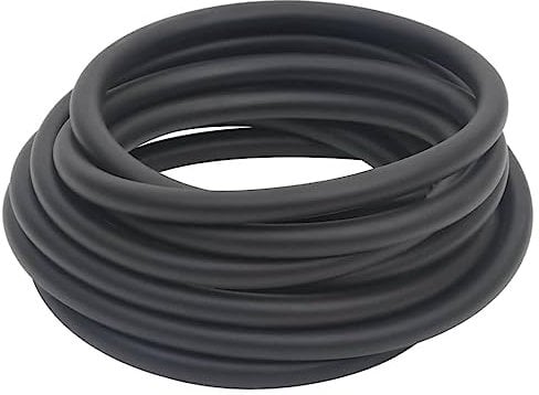 vidaXL Hybrid Luftschlauch, Druckluftschlauch für Kompressor, Kompressorschlauch Schlauch max. Arbeitsdruck 20 bar, Schwarz 0,6 5m Gummi PVC