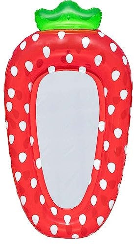 Bestway Sweet Summer Pool Liege Luftmatratze Wasserhängematte für Kinder (Luftmatratze Erdbeere)