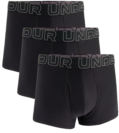 Under Armour Herren Tech Performance Boxershorts im 3er-Pack, 8 cm Beinlänge – atmungsaktiv, feuchtigkeitsableitend, weiches Tragegefühl, ganztägiger Komfort