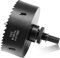 108mm Lochsäge für Metall und Holz, HSS Bi-Metall Lochbohrer Rund-Lochschneider mit 40mm Schnitttiefe, für Stahl, Eisen, Aluminium, Decken, Trockenbau und Gipskarton