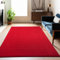 Carpetsale24 Teppich Wohnzimmer Einfarbig Moderne Design Rot 120 x 170 cm - rutschfest Kurzflor Teppich für Schlafzimmer Extra Weich und Flauschig - Waschbarer Teppich Esszimmer Küche