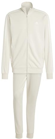 adidas Herren Basic 3-Stripes French Terry Track Suit, alumina, XXL