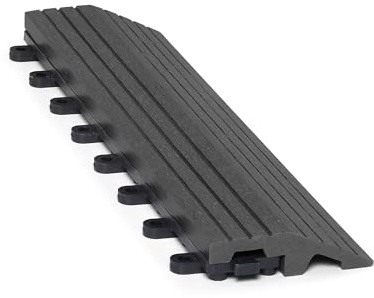 CLICK-DECK Composite Decking Tiles 30x30cm Interlocking Outdoor Deck Tile | Patio, Balcony, Roof Terrace & Hot Tub | Easy Installation | Low Maintenance (8 Straight Edges, Artificial Grass)