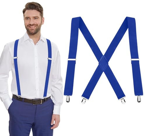 AEYURUID Hosenträger Herren,Hosenträger Herren Extra Stark,Hosenträger Damen,Hosenträger Skihose,Hosenträger Blau,Hosenträger Herren Breit,Hosenträger Arbeitshose,Hosenträger Männer,Hosenträger Leder