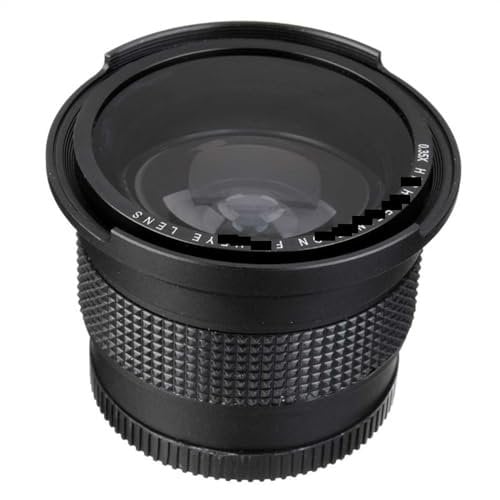 Obiettivo super grandangolare da 52 mm 0,35x, for Nikon D7200 D7100 D5200 D5100 D5000 D3100 D3200 con obiettivo for fotocamera da 18-55 mm