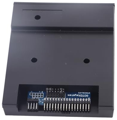 Ausla Sensible USB Emulator USB-Diskettenlaufwerk-Emulator für Musiktastatur-Flash-Laufwerke, Schwarzes ABS, 3,5 Zoll, 1,44 MB