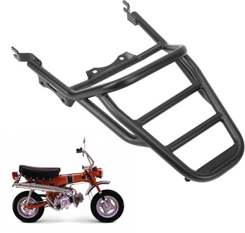 Porte-Bagages Arrière Dax 125 St 125, Porte-Bagages Moto, Porte-Bagages Arrière Moto, Porte-Bagages Rallye Moto, Grand Espace de Rangement, Porte-Bagages pour Sports Motorisés