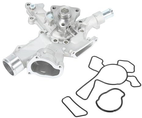 Partuto Pompa dell'Acqua No.1334130/90542606/93182029 - Pompa dell'Acqua Anteriore per Motore Auto - per Opel Agila (A) a H00 2000-2007 Metallo Nero con Guarnizione - 1 set