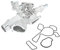 Partuto Pompa dell'Acqua No.1334130/90542606/93182029 - Pompa dell'Acqua Anteriore per Motore Auto - per Opel Agila (A) a H00 2000-2007 Metallo Nero con Guarnizione - 1 set