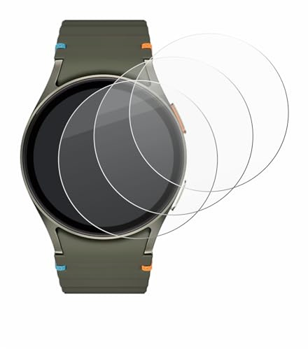 BROTECT Schutzglas für Samsung Galaxy Watch 7 | (40 mm) 3 Stück Transparenter Displayschutz Made in Germany Schutzfolie Panzer Folie Glas 9H Einfache Montage Clear