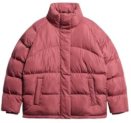 Superdry Damen Mittellange Steppjacke