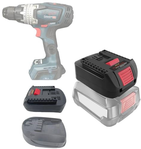 Adapter for Bosch18V PBA to GBA Battery,for Bosch GBA Cordless Power Tools,Adaptor Compatible for Bosch18V PBA Lithium-ion Battery Convert to for Bosch GBA Battery (only adapter)