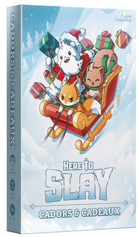 Asmodee TeeTurtle Here to Sleigh Gesellschaftsspiele – Kartenspiel – Spiel für Erwachsene und Kinder ab 10 Jahren – 2 bis 6 Spieler – 30 Minuten – französische Version