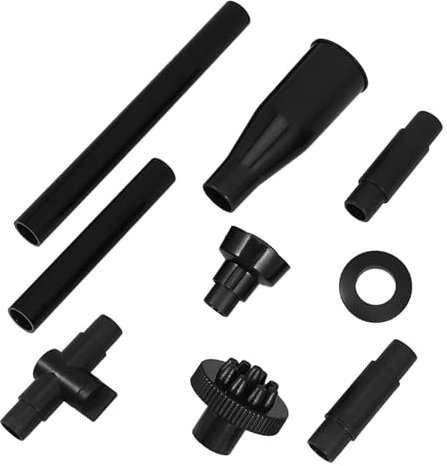 Mipcase 1 Jeu Accessoires pour Aquariums Petite Pompe De Bassin Buse De Fontaine Pulvérisateur pour Jardin Têtes De Pulvérisation De Fontaine Kit De Buse De Fontaine Abdos Black 9 Pièces