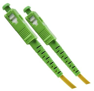 Brightium Cable de fibra óptica 9/125 SC/APC-SC/APC, 5m, ideal para conexión de alta velocidad y transmisión de datos en redes de telecomunicaciones.