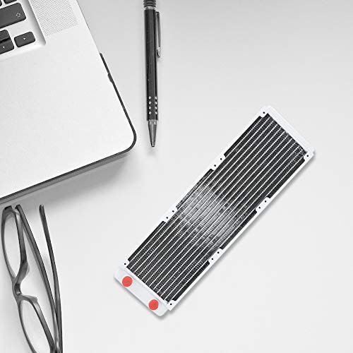 360mm Radiator, Water Cooling Systems PC Radiator PC Heat Sink Water Cooling Radiator 360mm White Copper for Industrial Instruments