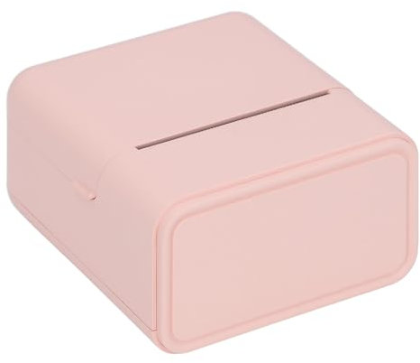 Impresora de Etiquetas Térmica, Inalámbrica, 203dpi, BT, Portátil, para Pequeñas Empresas, Fácil Uso para Fecha, Nombre de Ingrediente (Rosado)