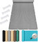 Balkonbespannung Schattentuch mit Ösen 90 x 400 cm Uv-Schutz 98% Rechteckig Sonnensegel Sonnendach Segel Sichtschutz Reißfest Meterware für Garten Balkon Terrasse Patio, Hellgrau