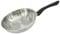 Fackelmann 681852 Poêle 24 cm en inox, Poêle de cuisson, Poêle tous feux, Poêle induction, Poêle sans PFAS, Acier inoxydable 18/8, Gris, 24 x 5,5 cm