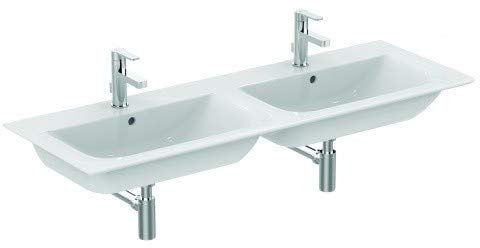 Ideal Standard Möbeldoppel-Waschtisch Connect air, je, 1340x460x165mm, Weiß mit IP, E0272MA