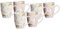 Ritzenhoff & Breker Lot de 6 tasses à café en porcelaine Motif licorne 350 ml