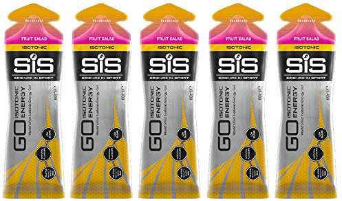 SIS Go Isotonic Energy Gel 60ml Tube Sachet (Fruit Salad, 5 x Sachets)