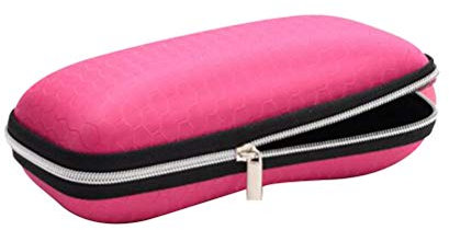 Custodia per occhiali astucci per occhiali porta occhiali (rosa)