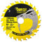 SabreCut SCCSF190CR24 - 1 Lama per sega circolare con foro per Dewalt Makita Milwaukee e molti altri, 190 mm 24T x 30 mm