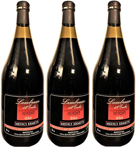 Medici Lambrusco del Emilia Dolce IGT Magnumflasche (3 x 1,5-Liter)