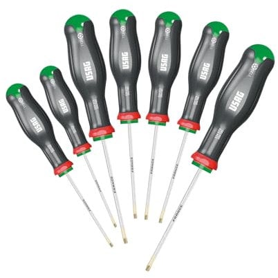 USAG U03240662 - 324 STX/S7 - 7-teiliger Satz Schraubendreher für TORX® Tamper Resistant-Schrauben