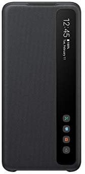 SAMSUNG - Funda Clear View para Galaxy S20, Negro