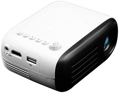 LIUXIUER Mini Home Cinema Portatile A LED, Videoproiettore Bluetooth Supportato 1080P Theater Supporto USB VGA HDMI AV TV,2