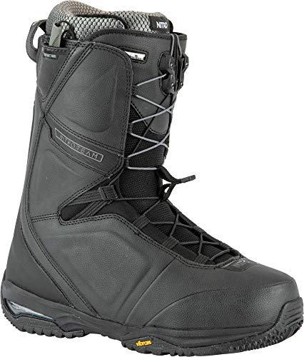 Nitro Snowboards Herren Team TLS '22 All Mountain Freeride Freestyle Schnellschnürsystem Boot Snowboardboot , BLACK, 290