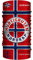 Club of Heroes Hurtigruten Bandana, nahtloses Multifunktionstuch aus weicher Mikrofaser/atmungsaktiv Schlauchschal Halstuch Mundschutz Schal/Norwegen Nordkap Skandinavien Reiseführer Flagge