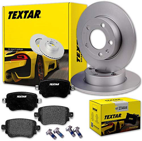 TEXTAR PRO BREMSSCHEIBEN + BELÄGE HINTEN 272x10mm // NUR für PR-Nr= 1KT, 1KS