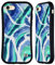 Head Case Designs Offizielle Suzan Lind Blau Grün Weiß Tie Dye 2 Hybride Handyhülle Hülle Huelle kompatibel mit Apple iPhone 7/8 / SE 2020 & 2022