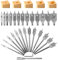 Hardware Milling Cutter 15 Pieces of Flat Drill Woodworking Flat Drill Woodworking Drill Bit Set Shovel Drill Bit Carbon Steel 6/8/10/12/13/14/16/18/19/20/22/24/25mm