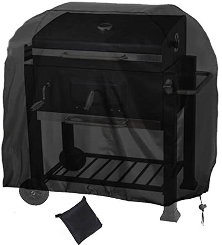 Timisea Grill Abdeckhaube, Grillabdeckung,Gasgrill Abdeckplane,420D Oxford Gasgrill Abdeckplane,Wetterfest Grillabdeckung, Wasserdicht, reißfest, UV-Schutz Grill Abdeckhaube (147 x 61 x 122cm)