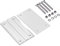 Abnehmbarer Rechteckiger Marine RV Tisch, RV Tischhalterung, Abnehmbare Tischbeinhalterung, Aluminiumlegierung, Drehbar, Surpport RV Zubehör, Campingtische für Wohnwagen, Wohnmobil