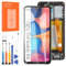 Display für Samsung Galaxy A20e LCD A202 Bildschirm Ersatz Touchscreen SM-A202F Digitalisierer Glas Werkzeugen Montage Reparatur Set (Schwarz mit Rahmen)