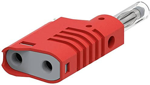 Electro PJP 1089-CD1-R Bananenstecker Stecker, gerade Stift-Ø: 4mm Rot 1St.