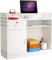 Empfangstheke, Kasse, schlicht, modern, kleines Bekleidungsgeschäft, Convenience-Store, Shop, Bar, Rezeption, Weiß, 120 x 38 x 90 cm