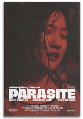 NSNAL Retro-Poster, koreanisches Filmposter mit Parasiten, dekoratives Gemälde, Leinwand, Wandposter und Kunstdruck, modernes Familienschlafzimmer, Dekoration, Poster, 30 x 45 cm