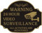 Metallschild mit Aufschrift No Trespassing - This Property Has Video Surveillance, 30,5 x 22,9 x 0,1 cm, reflektierendes Aluminium, lichtbeständig und wetterbeständig, kein Installationszubehör.