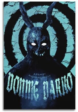 MHEGSNGA Donnie Darko Poster, Vintage-Kunst, Raumdekoration, ästhetische Schlafzimmerdekoration, Leinwandposter für Schlafzimmer, 30 x 45 cm, ungerahmter Stil