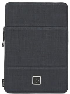 SP TECH Creator Laptophülle 16 Zoll – gepolsterte Notebook Hülle mit wasserabweisendem Kurzseiten-Reißverschluss, Mikrofaserschutz & extra Padded Exterior, 36,6 × 26,6 cm, Schwarz