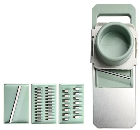 Gemüsehobel Gemüsereibe - Gurkenhobel Dünne Scheiben - Reibe für Gemüse - Hobel Gemüse - Küchenhobel Küchenreibe - Küchen Gadgets (A, 3-in-1)