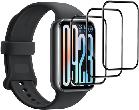 Vanrain Protector de Pantalla para Xiaomi Mi Band 9 Pro, 3 Piezas Hidrogel Película Protector para Xiaomi Band 9 Pro, Alta Definición Sin Burbujas Anti-Arañazos