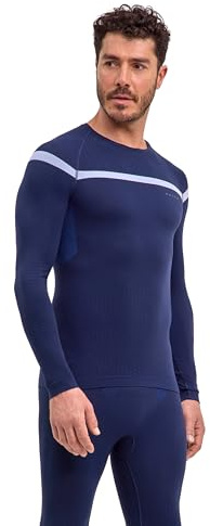 Falke Herren Warm Trend Round Neck Funktionsshirt Langarm Funktionswäsche