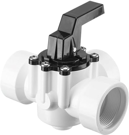 Skeadex Bypass Set Pool Zubehör,12er 3 Wege Ventil Pool mit T-Verteiler Schlauchtüllen Schlauchschellen Teflonband für Poolheizung Sandfilteranlage,Anschlussset Pool für Poolschlauch 32 & 38mm (A)